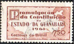 Brésil Poste Obl Yv: 702 Mi:999 Constituiçao Do Estado Da Guanabara (cachet Rond) - Oblitérés