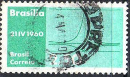 Brésil Poste Obl Yv: 692 Mi:978 Inauguration De Brasilia (Beau Cachet Rond) - Usados