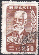 Brésil Poste Obl Yv: 663 Mi:947 Machado De Assis Ecrivain (Beau Cachet Rond) - Used Stamps