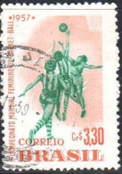 Brésil Poste Obl Yv: 634 Mi:916 Campeonato Mundial Feminino De Basket-Ball (Beau Cachet Rond) - Usati