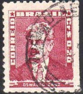 Brésil Poste Obl Yv: 578 Mi:849XI Oswaldo Cruz Médecin (Dents Courtes) - Used Stamps