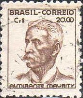 Brésil Poste Obl Yv: 468C Almirante Maurity (Obli. Ordinaire) - Usados