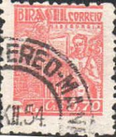 Brésil Poste Obl Yv: 465E Mi:888 Siderurgia (TB Cachet Rond) - Gebraucht