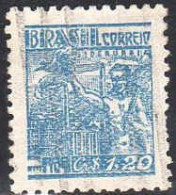 Brésil Poste Obl Yv: 467 Mi:707XI Siderurgia (Dents Courtes) - Used Stamps