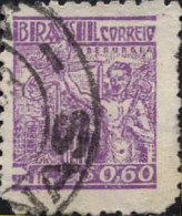 Brésil Poste Obl Yv: 465D Mi:705XI Siderurgia (Beau Cachet Rond) - Used Stamps