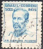 Brésil Poste Obl Yv: 393 Mi:621yI Maréchal Floriano Peixoto (cachet Rond) - Oblitérés