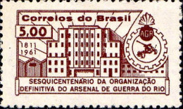 Brésil Poste N** Yv: 707 Mi:1004 Organizaçao Definitiva Do Arsenal De Guerra Do Rio - Unused Stamps