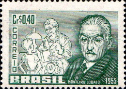 Brésil Poste N** Yv: 612 Mi:885 Monteiro Lobato Ecrivain - Unused Stamps