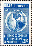 Brésil Poste N* Yv: 667 Mi:949 Congresso Interamericano De Municipios (sans Gomme) - Neufs