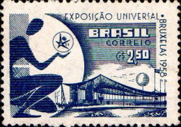 Brésil Poste N* Yv: 645 Mi: Bruxelas Pavillon Du Brésil (Trace De Charnière) - Unused Stamps