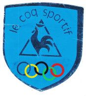 Autocollant  X° Jeux Olympiques D'Hiver De GRENOBLE 1968 Olympic Games 68 Publicité LE COQ SPORTIF - Autres & Non Classés
