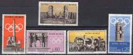 Y0348 - ITALIA Ss N°861/65 - ITALIE Yv N°788/92 ** OLYMPIADES - 1946-60: Nieuw/plakker
