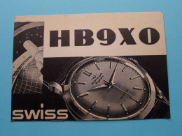 HB9XO - Herman Zimmermann SWITZERLAND / Zurich ( Radio / QSL ) 196? ( See SCANS ) ! - Other & Unclassified