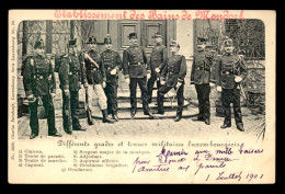 LUXEMBOURG - DIFFERENTS GRADES ET TENUES MILITAIRES LUXEMBOURGEOIS - EDITEUR CHARLES BERNHOEFT - Sonstige & Ohne Zuordnung