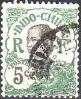 Indochine Poste Obl Yv: 44 Mi:44 Annamite (Beau Cachet Rond) - Usati