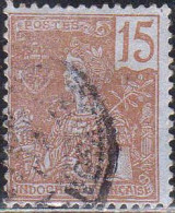 Indochine Poste Obl Yv: 29 Mi:29 Allégorie De Grasset (cachet Rond) - Used Stamps