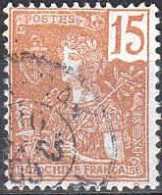 Indochine Poste Obl Yv: 29 Mi:29 Allégorie De Grasset (TB Cachet Rond) - Used Stamps