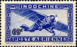 Indochine Avion N** Yv:34 Mi:277 Monoteur - Luchtpost