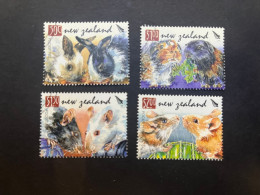 16-5-2024 (stamp) New Zealand - 4 Mint - PETS / Animaux Domestique - Andere & Zonder Classificatie