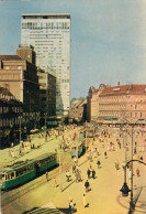 Zagreb - Trg Republike , Tram 1966 - Croatia