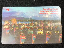 Card Phonekad Vietnam(nha Trang Harbour- 60 000dong-1997)-1pcs - Viêt-Nam