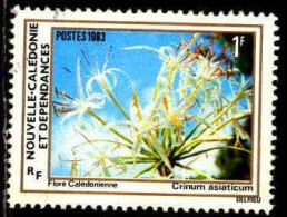 Nle-Calédonie Poste Obl Yv: 469 Mi: Crinum Asiaticus (cachet Rond) - Usados
