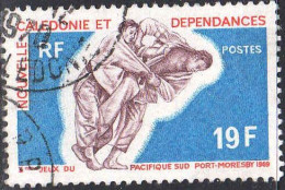 Nle-Calédonie Poste Obl Yv: 361 Mi:473 Jeux Du Pacifique Sud Judo (Beau Cachet Rond) - Usati