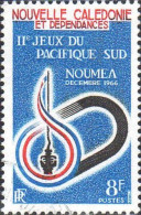 Nle-Calédonie Poste Obl Yv: 328 Mi:420 11.Jeux Du Pacifique Sud Nouméa (cachet Rond) - Gebruikt