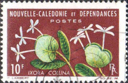 Nle-Calédonie Poste Obl Yv: 320 Mi:400 Ixora Collina (Belle Obl.mécanique) - Gebruikt