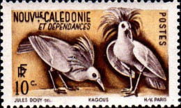 Nle-Calédonie Poste N* Yv: 259 Mi:326 Kagous (Trace De Charnière) - Unused Stamps