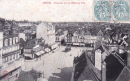 10 - Aube -  TROYES  - Panorama Pris De L Hotel De Ville - Troyes