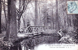75 - PARIS 12 -  Bois De Vincennes -  Lac Des Minimes - Pont Sur Les Cascades - Distrito: 12