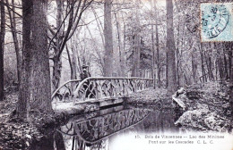 75 - PARIS 12 -  Bois De Vincennes -  Lac Des Minimes - Pont Sur Les Cascades - Arrondissement: 12