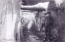 56 - Morbihan - CARNAC -  Interieur Du  Dolmen De Mané - Kerioned - Carnac