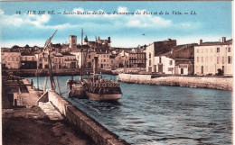17 - Charente Maritime -  ILE  De RE - Saint Martin De Ré -  Panorama Du Port Et De La Ville - Ile De Ré