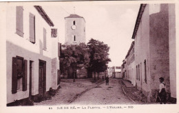 17 - Charente Maritime -  ILE  De RE -  La Flotte - L église - Ile De Ré