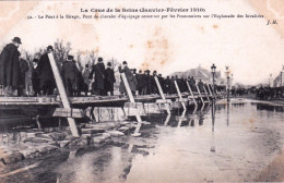 75 - PARIS - Crue De La Seine 1910 - Le Pont A La Birago - Paris Flood, 1910