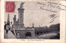 75 - PARIS 08 -  Le Pont Alexandre III  - Paris (08)