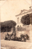 91 - Essonne -  BREUX   - Les Ecoliers Devant La Mairie Et Les Ecoles Communales - Carte Photo - Sonstige & Ohne Zuordnung