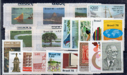 BIG - BRASILE, Alcuni Valori Integri *** MNH - Unused Stamps