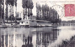 77 - Seine Et Marne -  MELUN - Vue Prise De La Promenade De L Almont - Melun