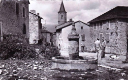 09 - Ariege -  QUERIGUT - Le Clocher Et La Fontaine De La Palhadeta - Autres & Non Classés