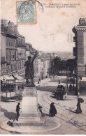 87 - Haute Vienne -  LIMOGES  -  Avenue De Juillet Et Statue De Denis Dussoubs - Limoges