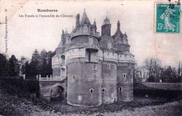 80 - Somme -  RAMBURES - Les Fossés Et L Ensemble Du Chateau - Other & Unclassified