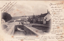 21 - Cote D Or -  MONTBARD -  Le Canal De Bourgogne Et L Entrée Des Usines Metallurgiques - Montbard