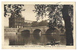 75 Paris - 75001  - Le Pont Royal Et Le Pavillon De Flore - Paris (01)