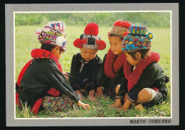 CPSM 10.5 X 15 Thaïlande (146) The Children Of Mountain Folk, Yao, Are Playing Interstingly, Les Enfants Des Montagnards - Thaïlande