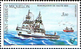 SPM Poste N** Yv: 510 Remorqueur De Haute Mer (Thème) - Schiffe