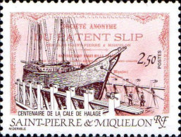 SPM Poste N** Yv: 479 Centenaire De La Cale De Halage (Thème) - Ships