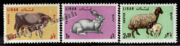Liban 1965 Yvert 256-58, Fauna, Livestock, Farm Animals  - MNH - Libanon